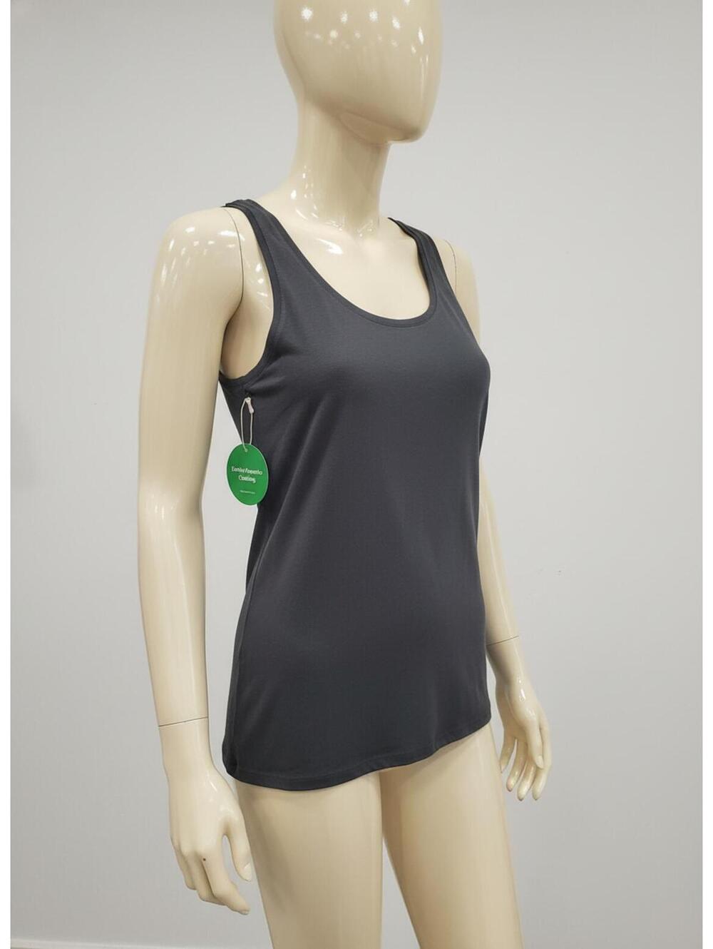 Pact Organic Cotton Black Round Neck Tank Top NWT Size Large